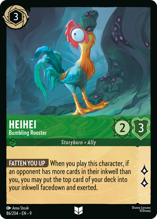 Heihei - Bumbling Rooster | Fabled #86 (Near Mint Foil) | Disney Lorcana Single Australia (Near Mint)