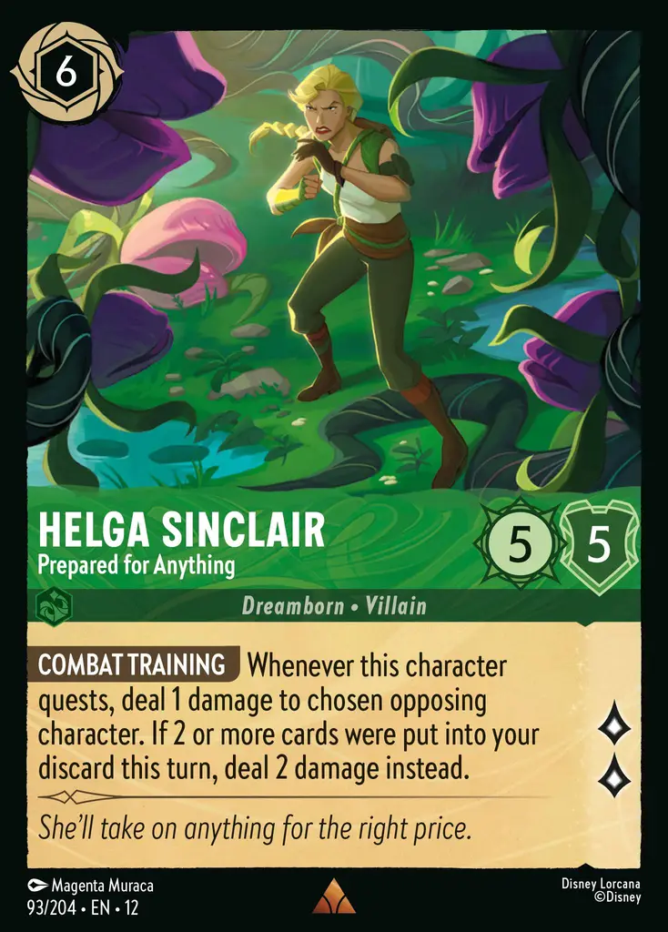 Helga Sinclair - Prepared for Anything | Wilds Unknown #93 (Near Mint Foil) | Disney Lorcana Single Australia (Near Mint)