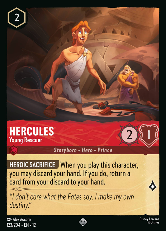 Hercules - Young Rescuer | Wilds Unknown #123 (Near Mint) | Disney Lorcana Single Australia (Near Mint)