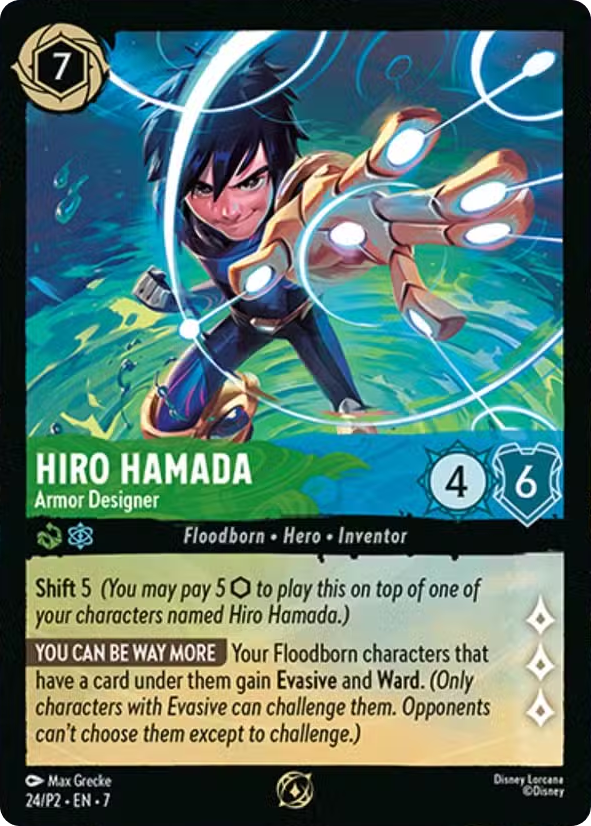 Hiro Hamada – Armor Designer – Archazia’s Island Set Championship Promo #24/P2 | Disney Lorcana Single Australia (Near Mint)