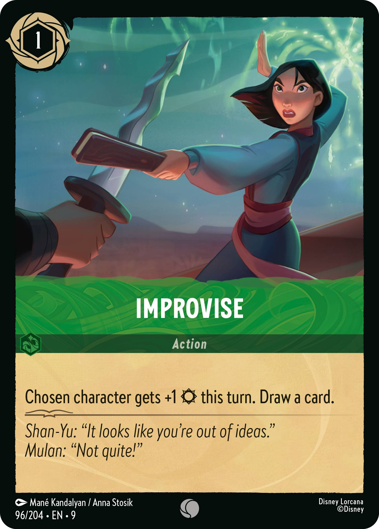 Improvise | Fabled #96 (Near Mint) | Disney Lorcana Single Australia (Near Mint)