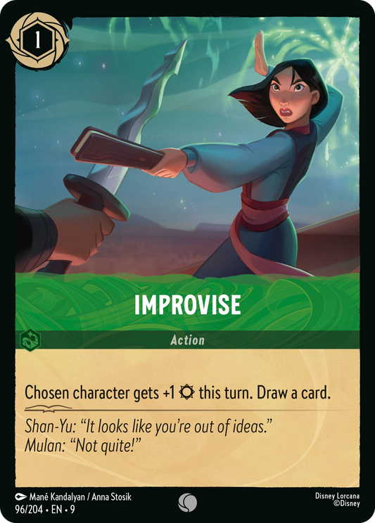 Improvise | Fabled #96 (Near Mint) | Disney Lorcana Single Australia (Near Mint)