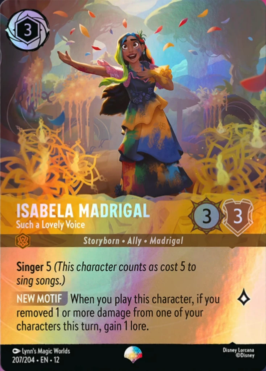 Isabela Madrigal - Such a Lovely Voice | Wilds Unknown #207 (Near Mint) | Disney Lorcana Single Australia (Near Mint)