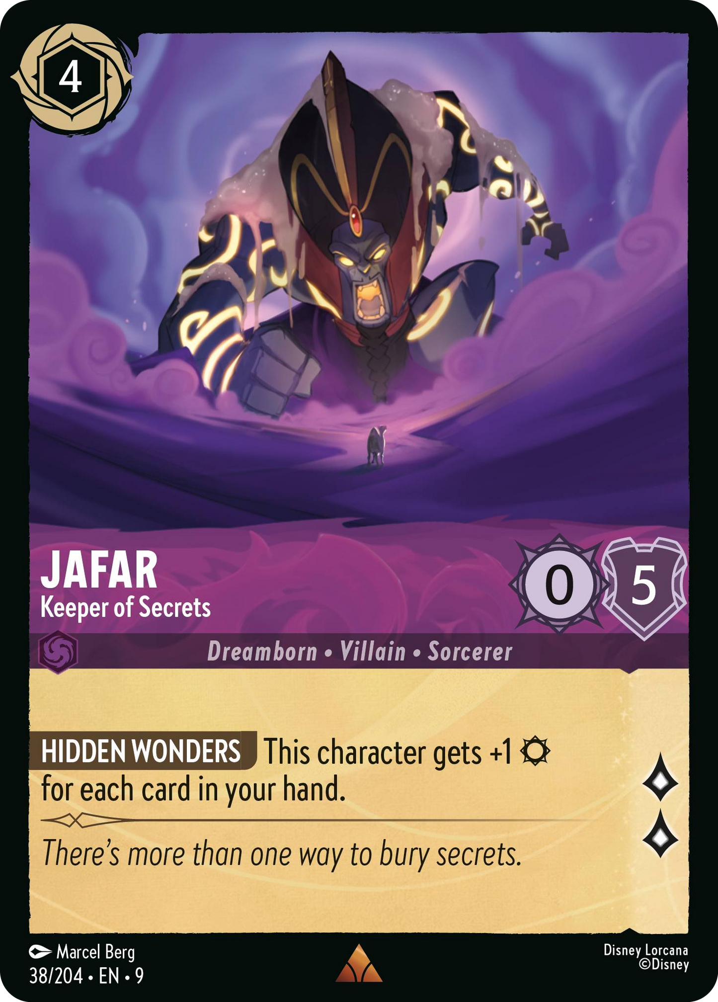 Jafar - Keeper of Secrets | Fabled #38 (Near Mint Foil) | Disney Lorcana Single Australia (Near Mint)