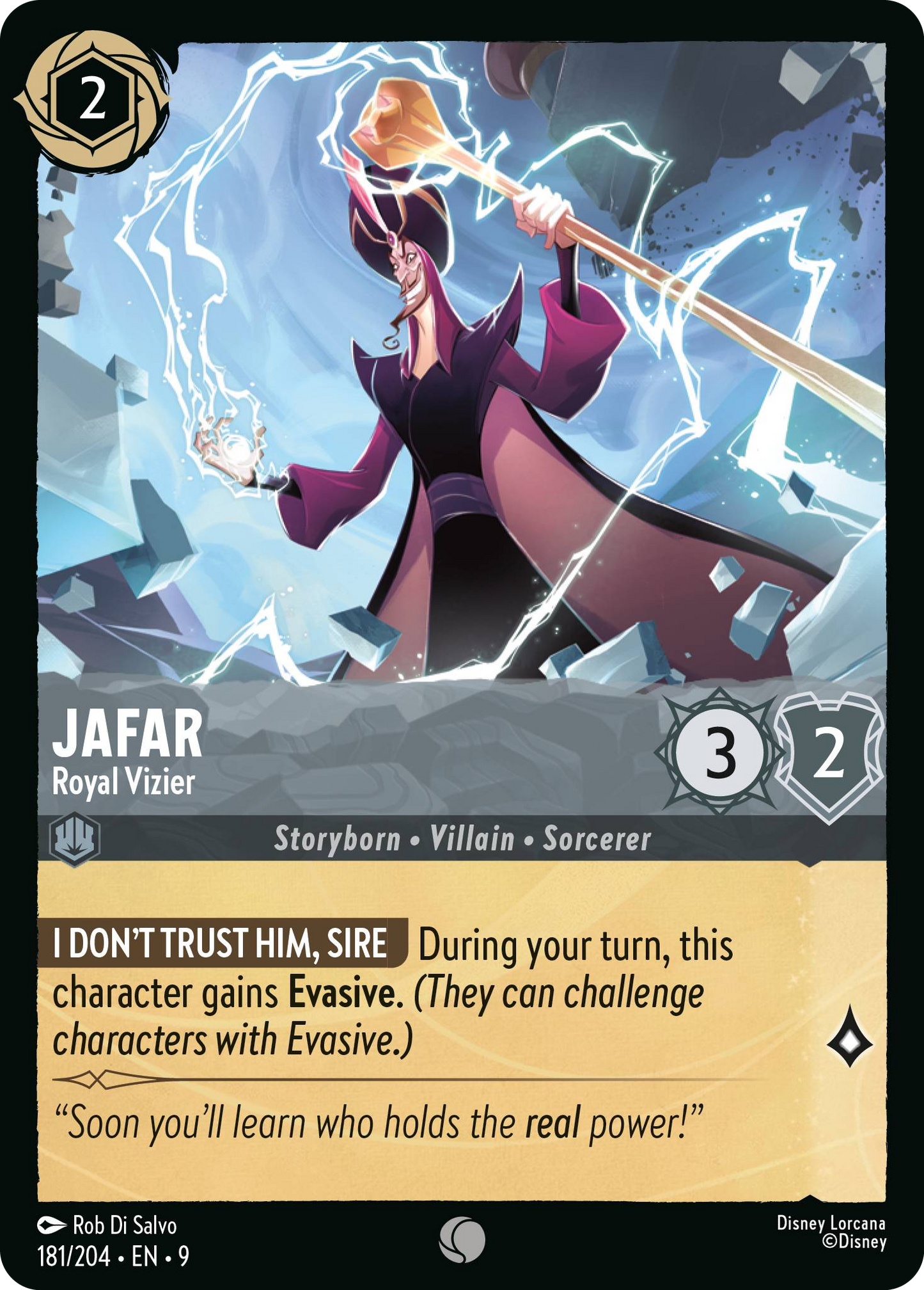 Jafar - Royal Vizier | Fabled #181 (Near Mint) | Disney Lorcana Single Australia (Near Mint)
