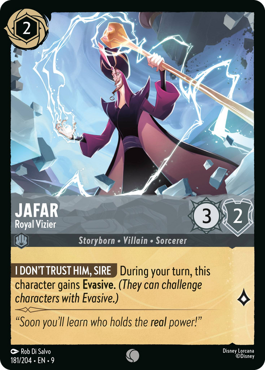 Jafar - Royal Vizier | Fabled #181 (Near Mint Foil) | Disney Lorcana Single Australia (Near Mint)