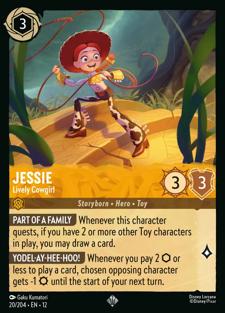Jessie - Lively Cowgirl | Wilds Unknown #20 (Near Mint Foil) | Disney Lorcana Single Australia (Near Mint)