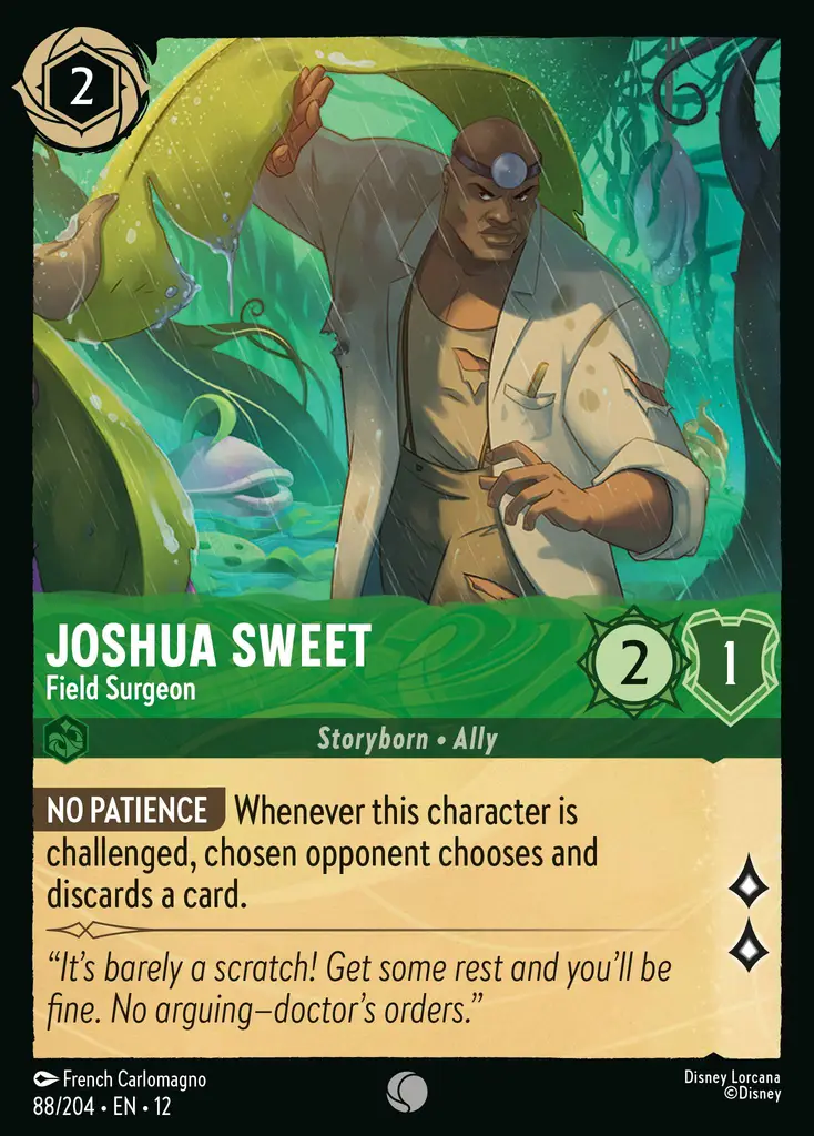 Joshua Sweet - Field Surgeon | Wilds Unknown #88 (Near Mint) | Disney Lorcana Single Australia (Near Mint)