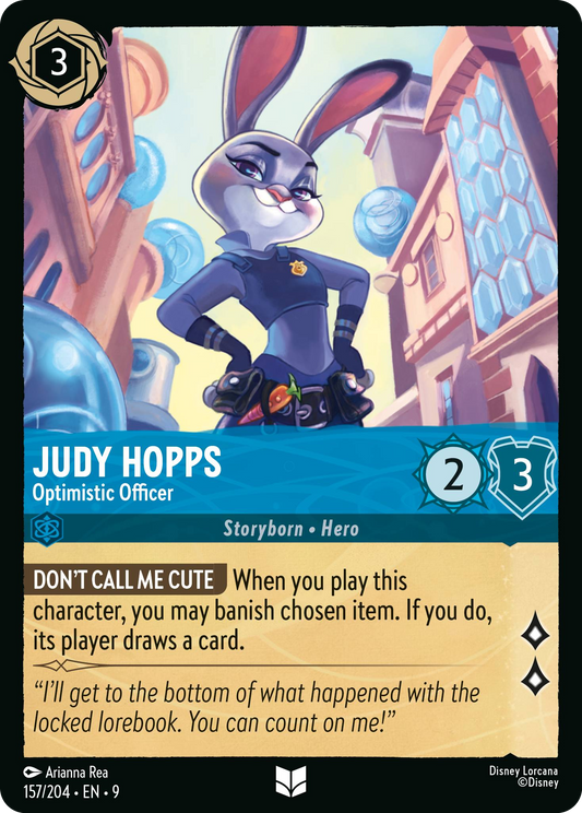 Judy Hopps - Optimistic Officer | Fabled #157 (Near Mint Foil) | Disney Lorcana Single Australia (Near Mint)