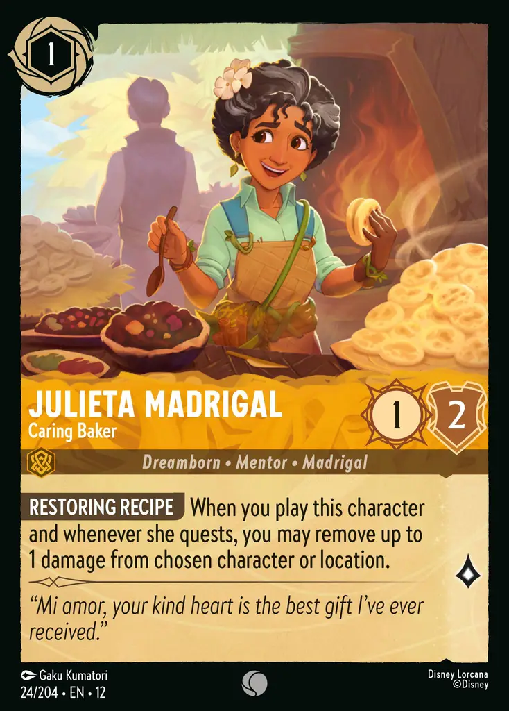 Julieta Madrigal - Caring Baker | Wilds Unknown #24 (Near Mint) | Disney Lorcana Single Australia (Near Mint)