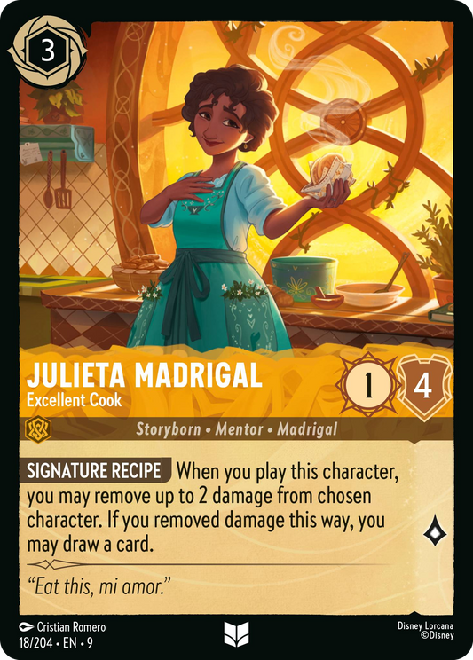 Julieta Madrigal - Excellent Cook | Fabled #18 (Near Mint Foil) | Disney Lorcana Single Australia (Near Mint)