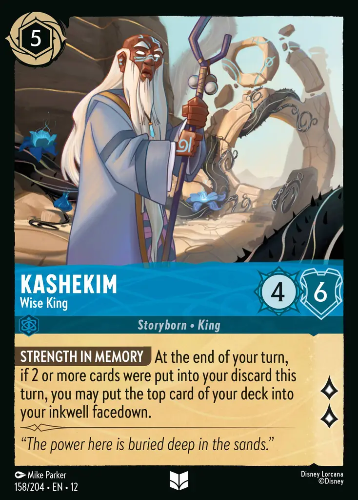 Kashekim - Wise King | Wilds Unknown #158 (Near Mint Foil) | Disney Lorcana Single Australia (Near Mint)