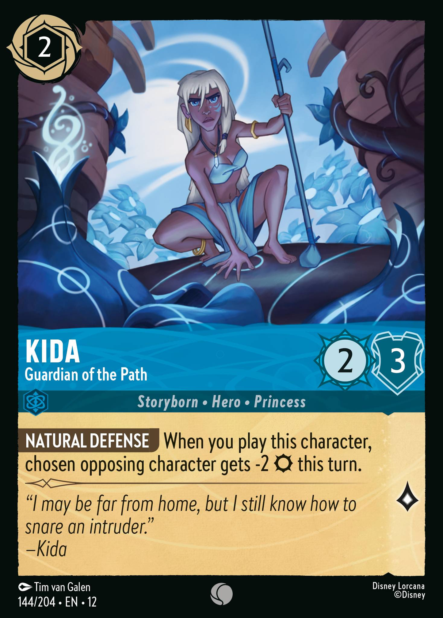 Kida - Guardian of the Path | Wilds Unknown #144 (Near Mint Foil) | Disney Lorcana Single Australia (Near Mint)