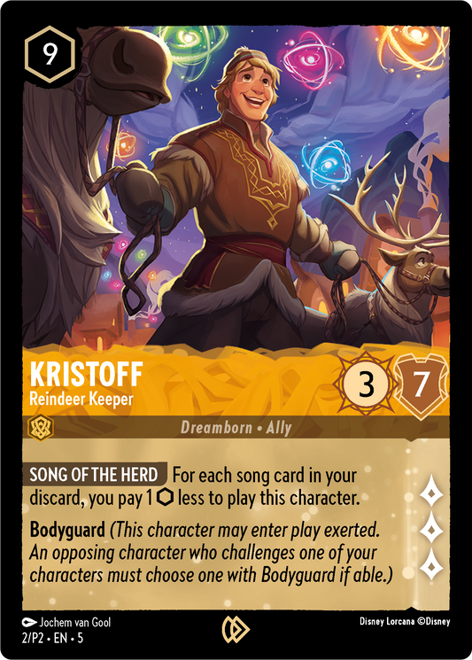 Kristoff - Reindeer Keeper | Shimmering Skies event promo Promo (2/P2·EN·5) | Disney Lorcana Single Australia (Near Mint)