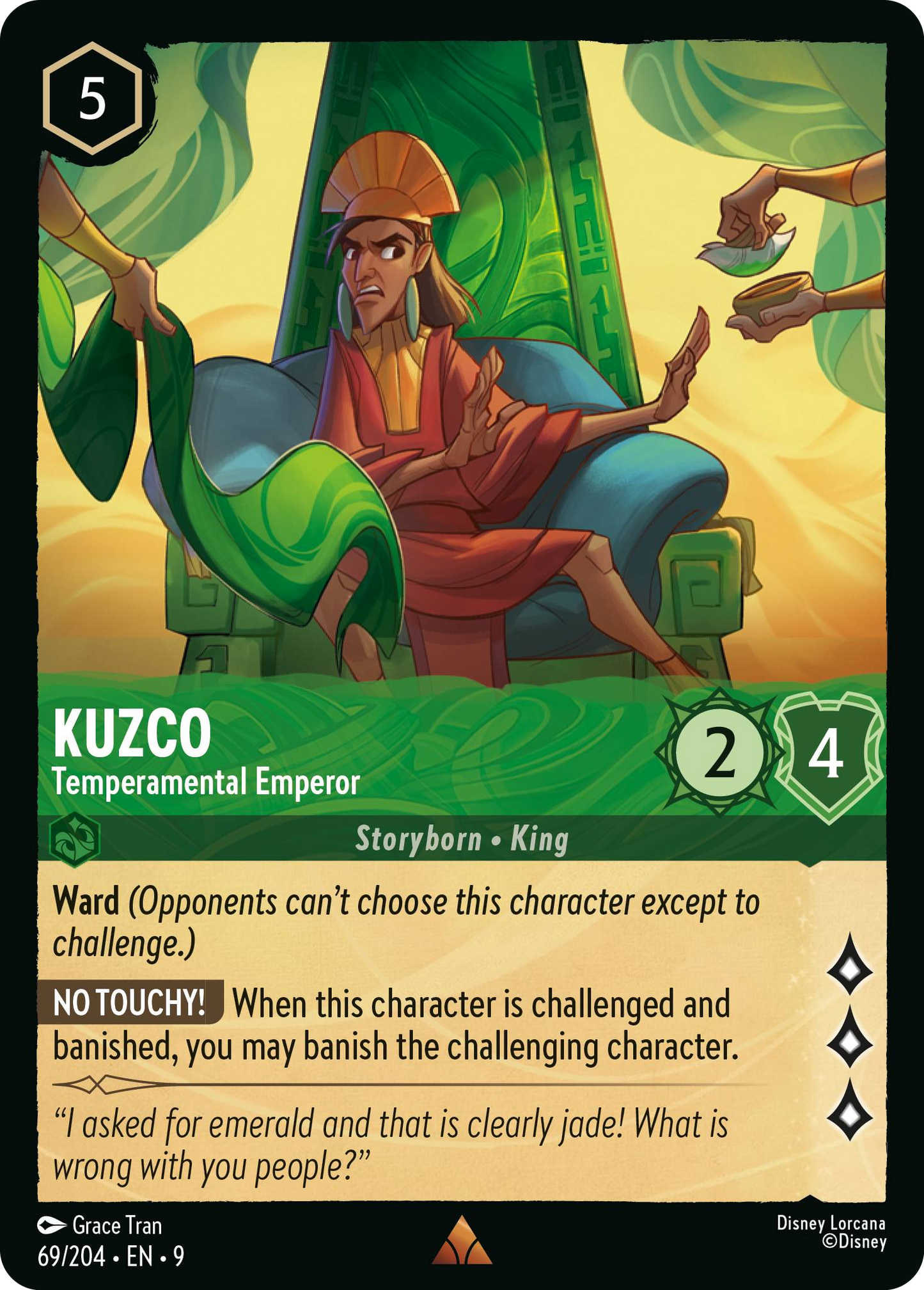 Kuzco - Temperamental Emperor | Fabled #69 (Near Mint Foil) | Disney Lorcana Single Australia (Near Mint)