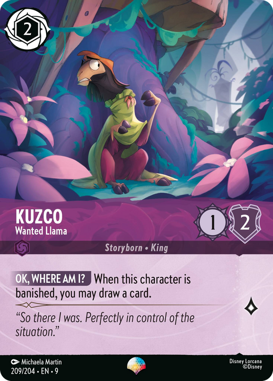 Kuzco - Wanted Llama | Fabled #209 (Near Mint) | Disney Lorcana Single Australia (Near Mint)