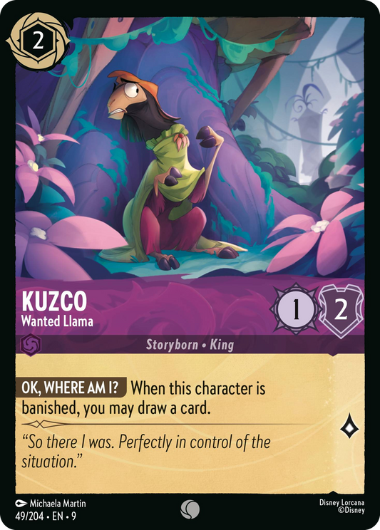 Kuzco - Wanted Llama | Fabled #49 (Near Mint Foil) | Disney Lorcana Single Australia (Near Mint)