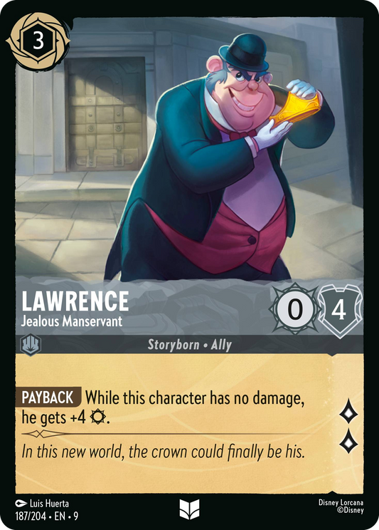 Lawrence - Jealous Manservant | Fabled #187 (Near Mint) | Disney Lorcana Single Australia (Near Mint)