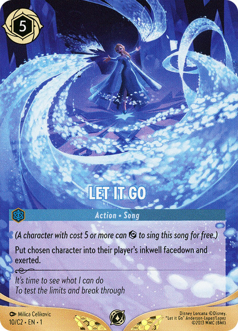 Let It Go – Disney Lorcana Challenge Set 2 Promo #10/C2