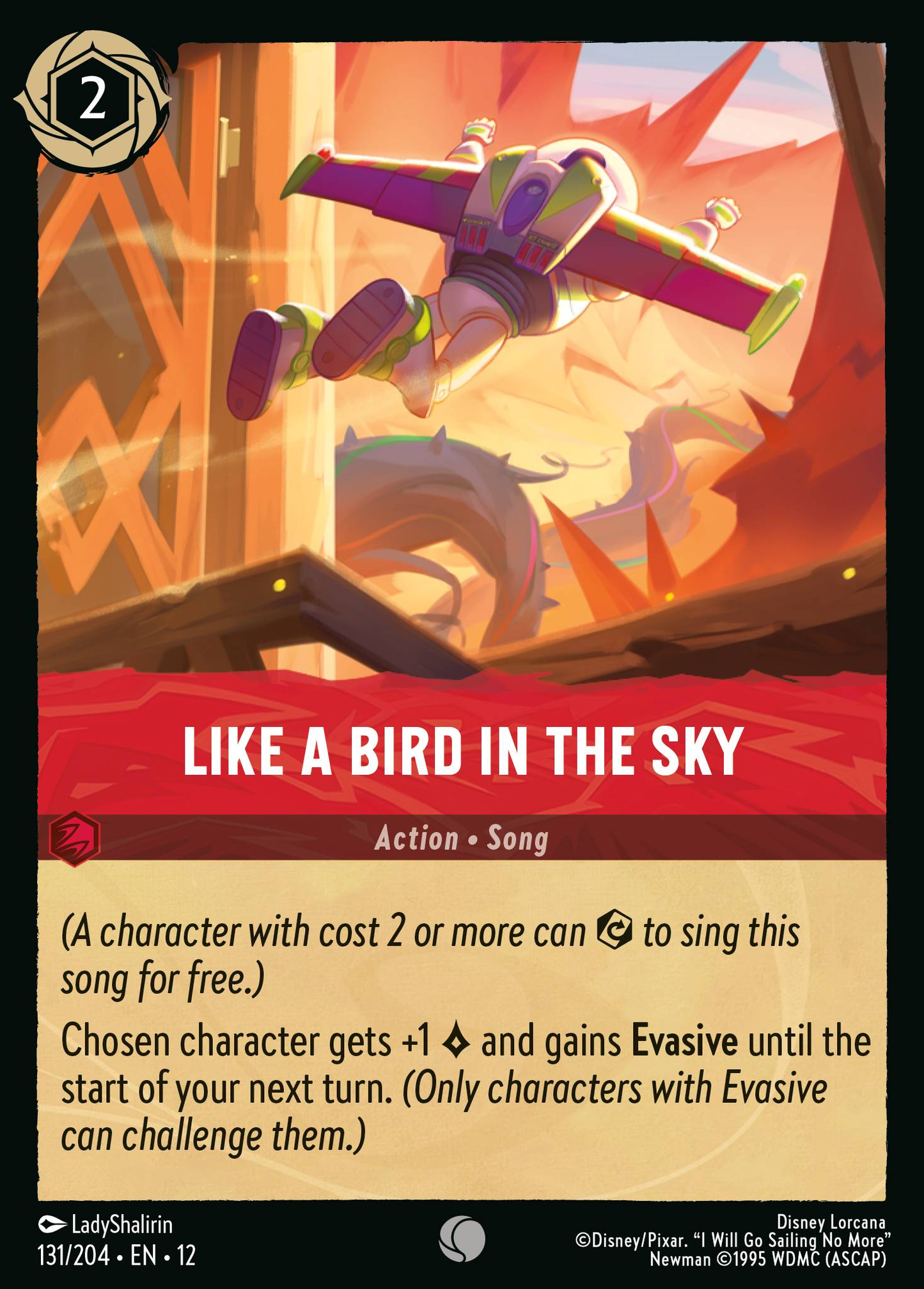 Like a Bird in the Sky | Wilds Unknown #131 (Near Mint Foil) | Disney Lorcana Single Australia (Near Mint)