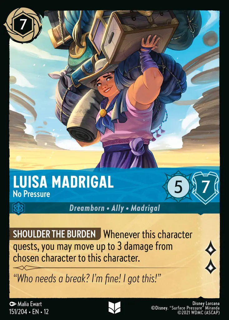 Luisa Madrigal - No Pressure | Wilds Unknown #151 (Near Mint) | Disney Lorcana Single Australia (Near Mint)
