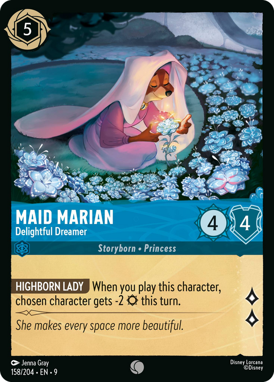 Maid Marian - Delightful Dreamer | Fabled #158 (Near Mint Foil) | Disney Lorcana Single Australia (Near Mint)