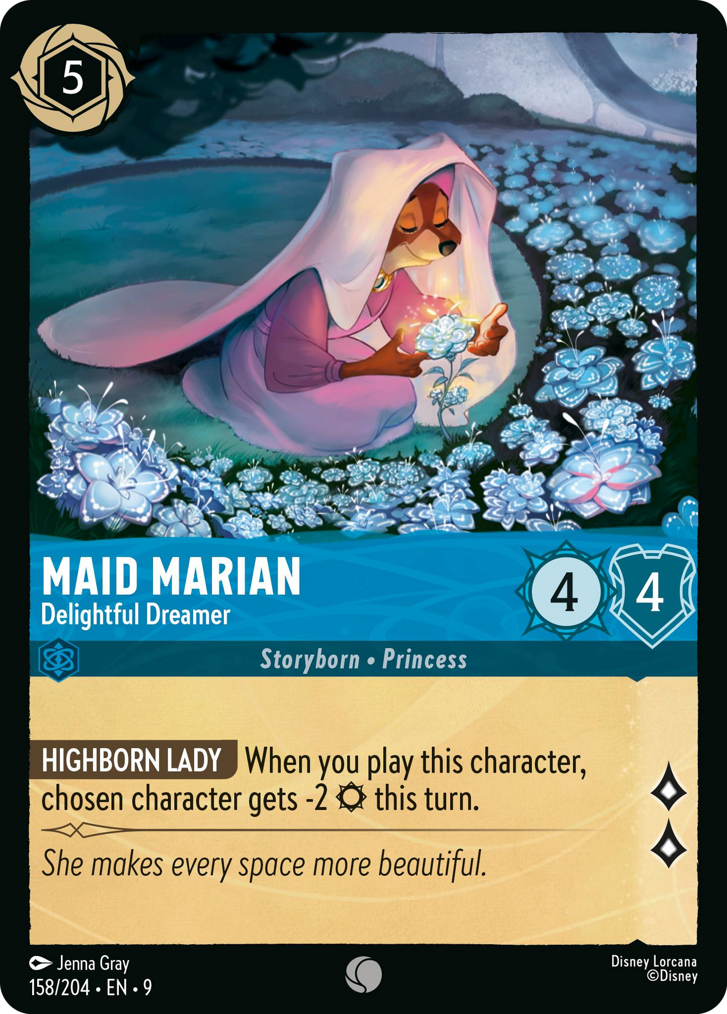 Maid Marian - Delightful Dreamer | Fabled #158 (Near Mint) | Disney Lorcana Single Australia (Near Mint)