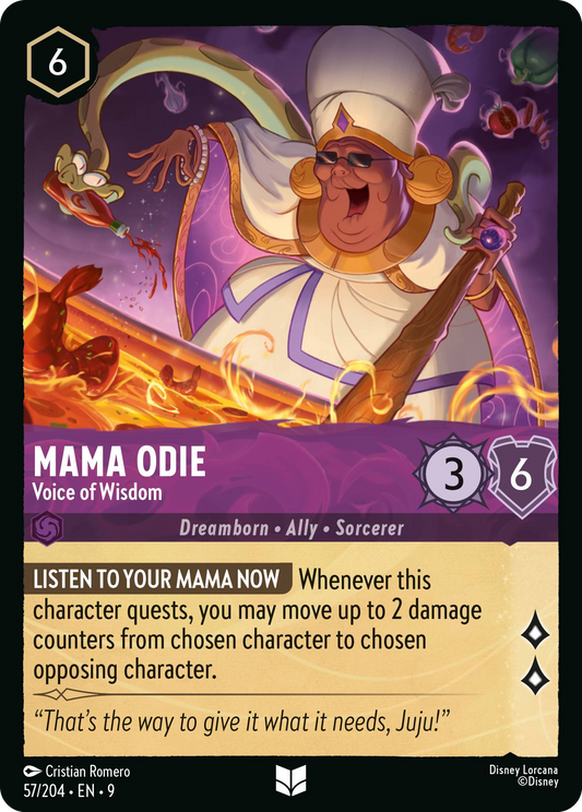 Mama Odie - Voice of Wisdom | Fabled #57 (Near Mint) | Disney Lorcana Single Australia (Near Mint)