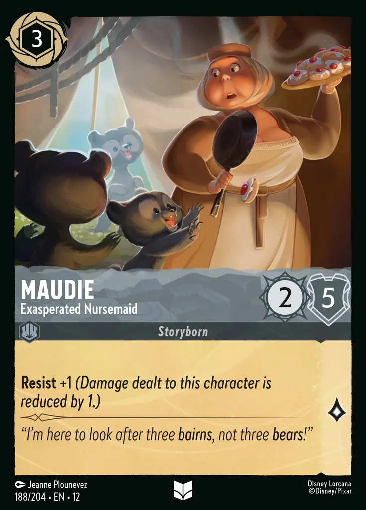 Maudie - Exasperated Nursemaid | Wilds Unknown #188 (Near Mint) | Disney Lorcana Single Australia (Near Mint)