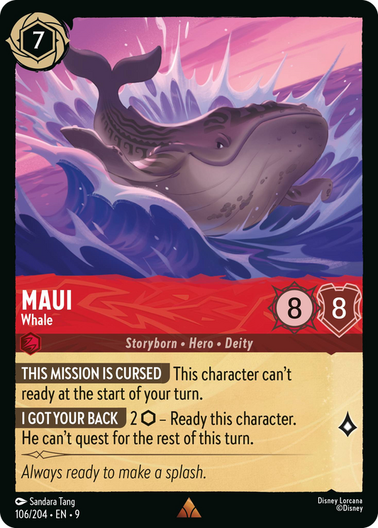 Maui - Whale | Fabled #106 (Near Mint) | Disney Lorcana Single Australia (Near Mint)