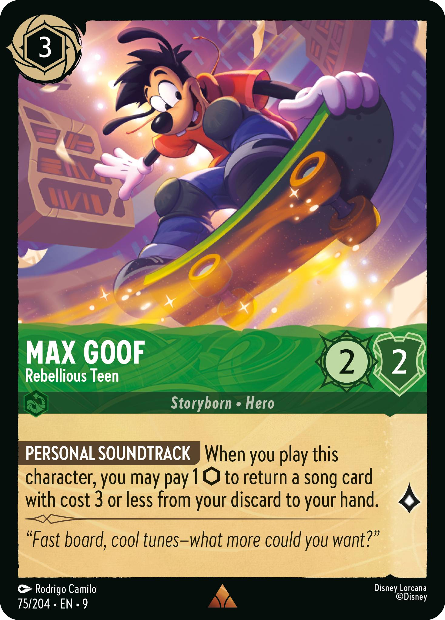 Max Goof - Rebellious Teen | Fabled #75 (Near Mint Holofoil) | Disney Lorcana Single Australia (Near Mint)