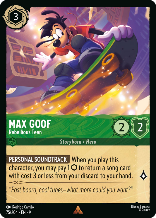 Max Goof - Rebellious Teen | Fabled #75 (Near Mint Holofoil) | Disney Lorcana Single Australia (Near Mint)
