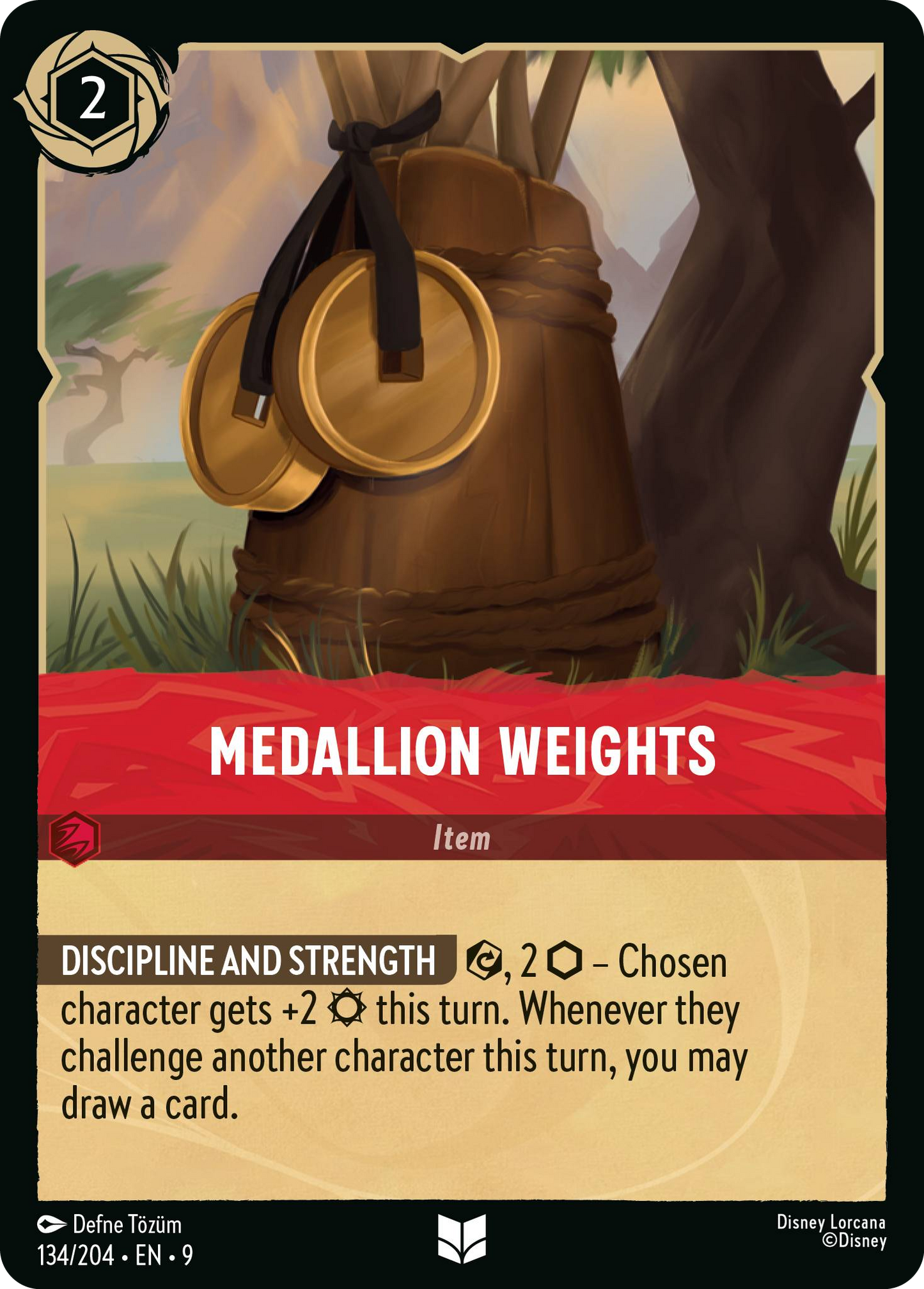 Medallion Weights | Fabled #134 (Near Mint Foil) | Disney Lorcana Single Australia (Near Mint)