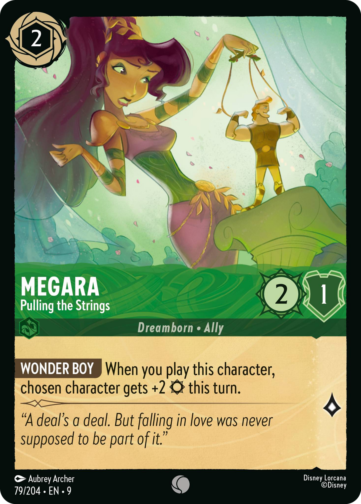 Megara - Pulling the Strings | Fabled #79 (Near Mint Foil) | Disney Lorcana Single Australia (Near Mint)