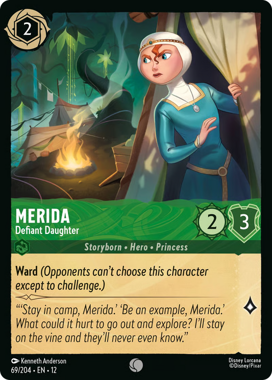 Merida - Defiant Daughter | Wilds Unknown #69 (Near Mint Foil) | Disney Lorcana Single Australia (Near Mint)