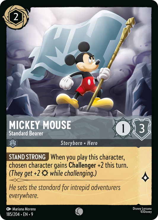 Mickey Mouse - Standard Bearer | Fabled #185 (Near Mint) | Disney Lorcana Single Australia (Near Mint)