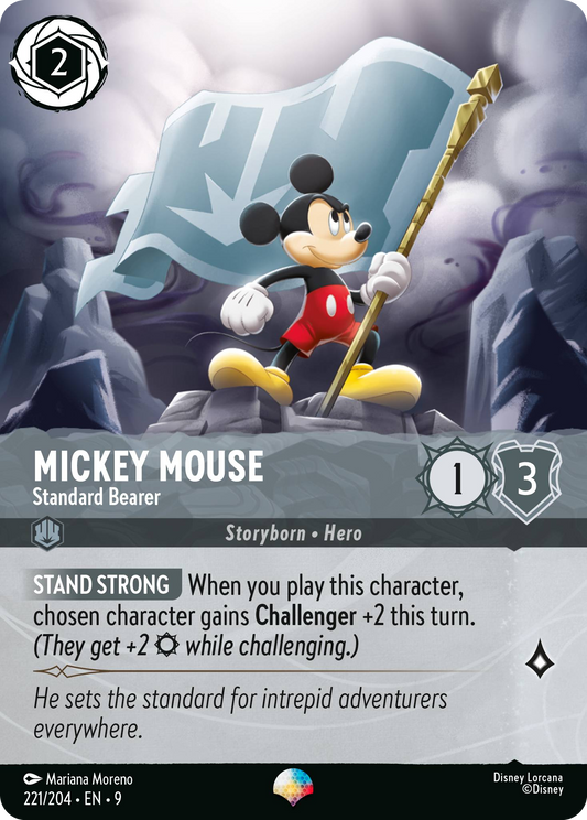 Mickey Mouse - Standard Bearer | Fabled #221 (Near Mint) | Disney Lorcana Single Australia (Near Mint)