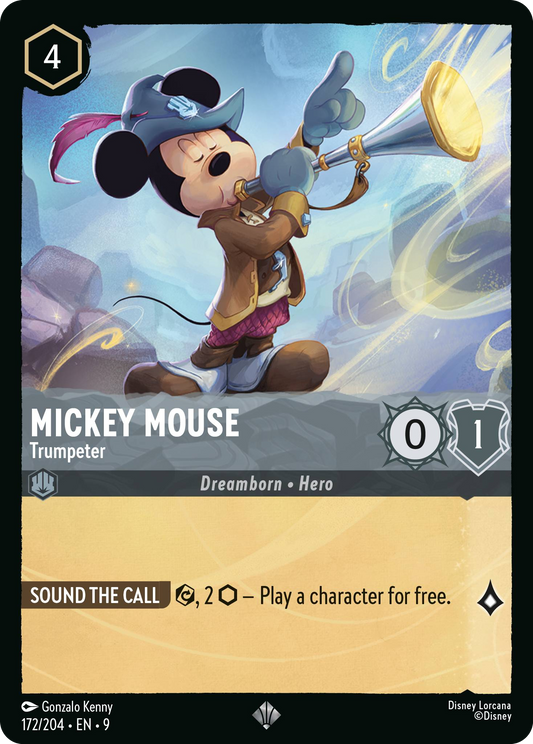 Mickey Mouse - Trumpeter | Fabled #172 (Near Mint Foil) | Disney Lorcana Single Australia (Near Mint)