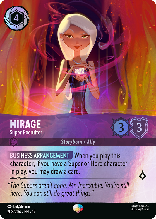 Mirage - Super Recruiter | Wilds Unknown #208 (Near Mint) | Disney Lorcana Single Australia (Near Mint)