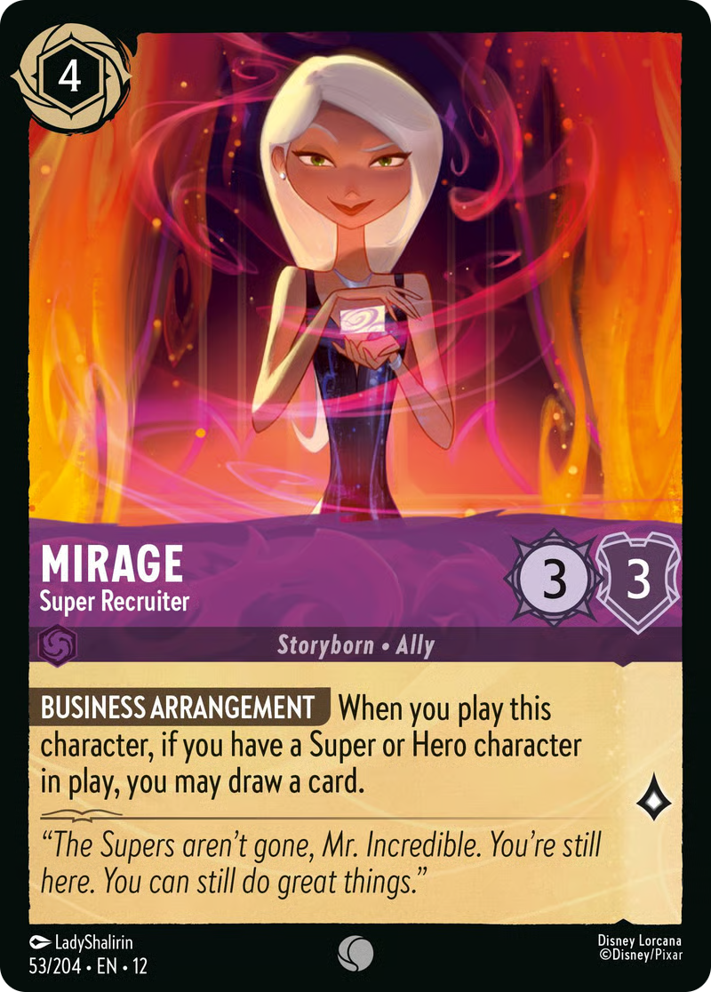 Mirage - Super Recruiter | Wilds Unknown #53 (Near Mint) | Disney Lorcana Single Australia (Near Mint)