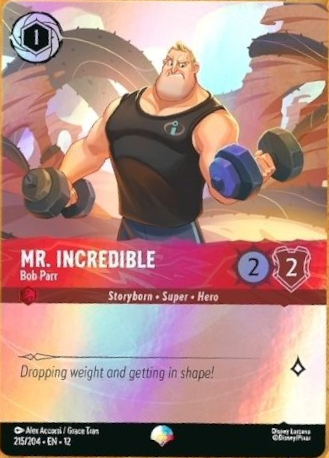 Mr. Incredible - Bob Parr | Wilds Unknown #215 (Near Mint) | Disney Lorcana Single Australia (Near Mint)