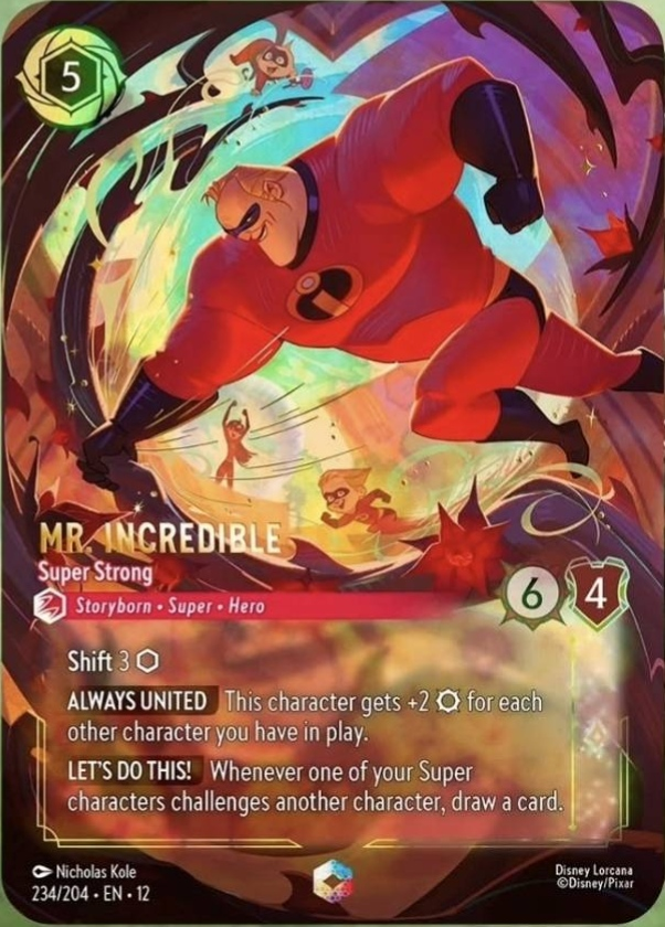Mr. Incredible - Super Strong | Wilds Unknown #234 (Near Mint) | Disney Lorcana Single Australia (Near Mint)