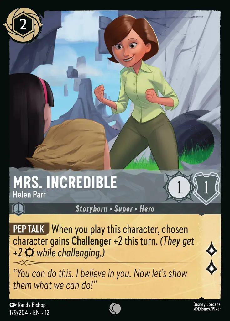 Mrs. Incredible - Helen Parr | Wilds Unknown #179 (Near Mint Foil) | Disney Lorcana Single Australia (Near Mint)