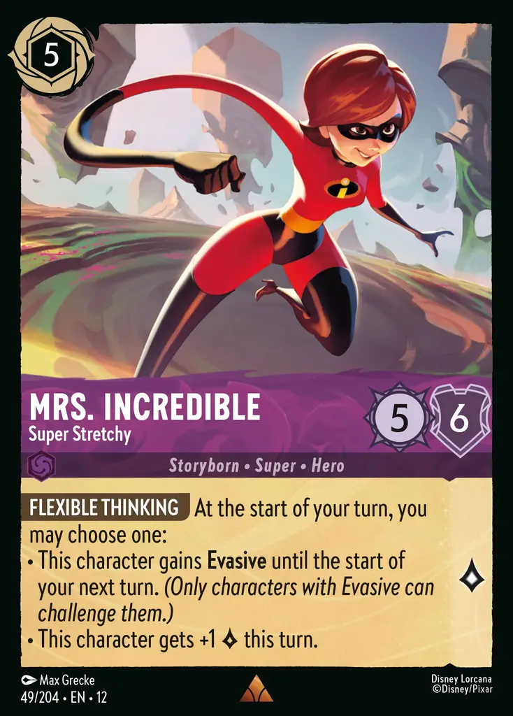 Mrs. Incredible - Super Stretchy | Wilds Unknown #49 (Near Mint Foil) | Disney Lorcana Single Australia (Near Mint)