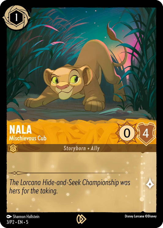 Nala - Mischievous Cub | Shimmering Skies Organized Play Kit Promo (3/P2·EN·5) | Disney Lorcana Single Australia (Near Mint)