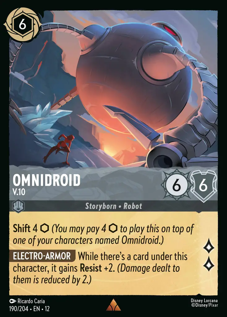 Omnidroid - V.10 | Wilds Unknown #190 (Near Mint) | Disney Lorcana Single Australia (Near Mint)