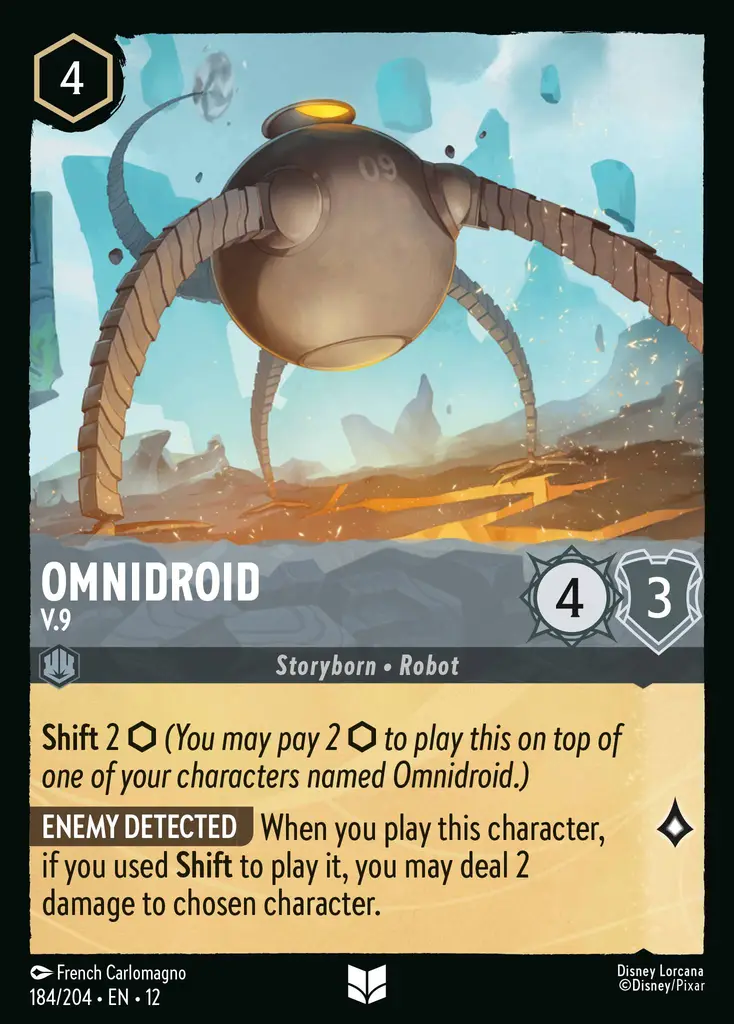Omnidroid - V.9 | Wilds Unknown #184 (Near Mint Foil) | Disney Lorcana Single Australia (Near Mint)