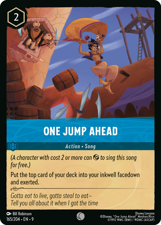 One Jump Ahead | Fabled #165 (Near Mint Foil) | Disney Lorcana Single Australia (Near Mint)