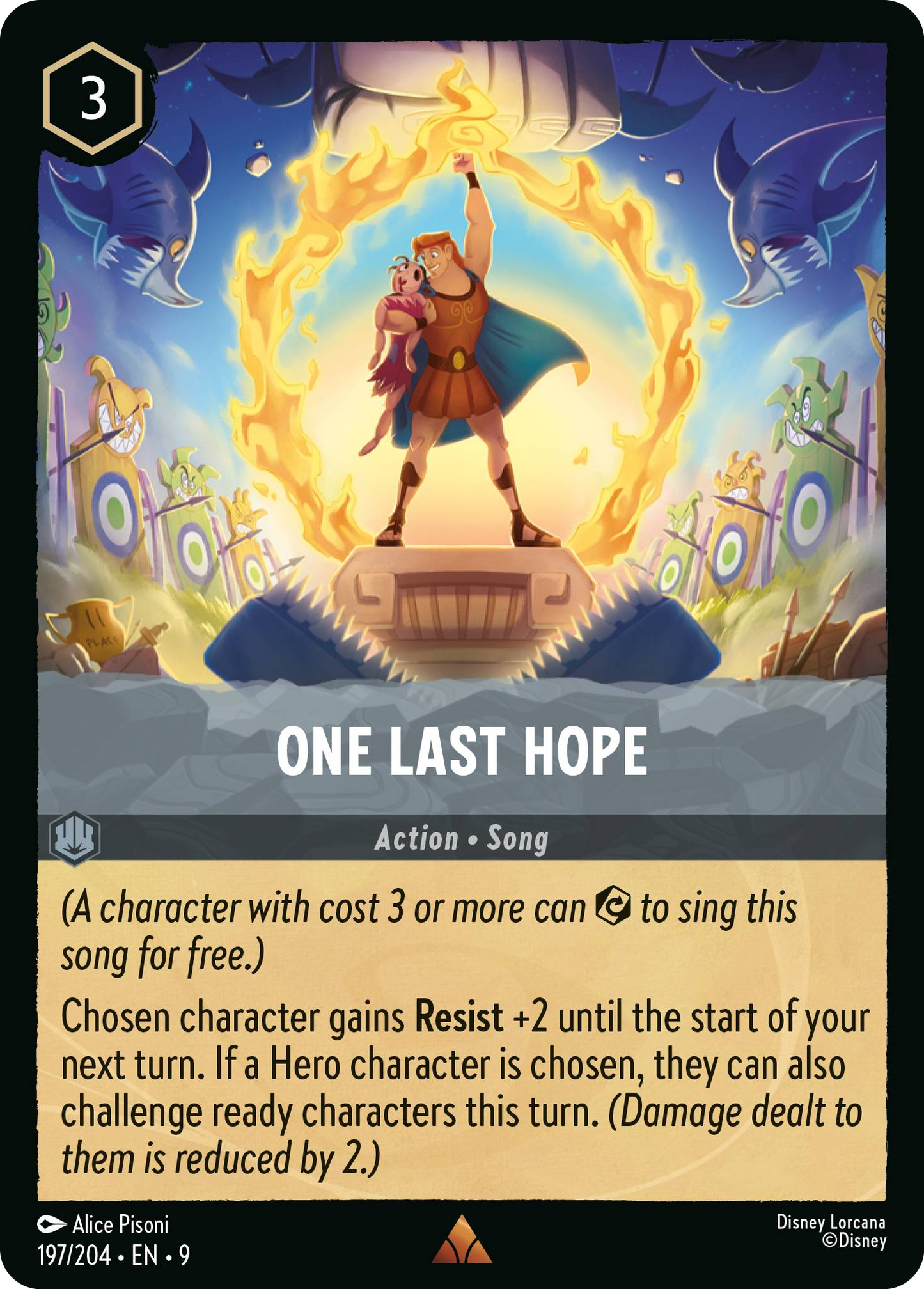 One Last Hope | Fabled #197 (Near Mint Foil) | Disney Lorcana Single Australia (Near Mint)