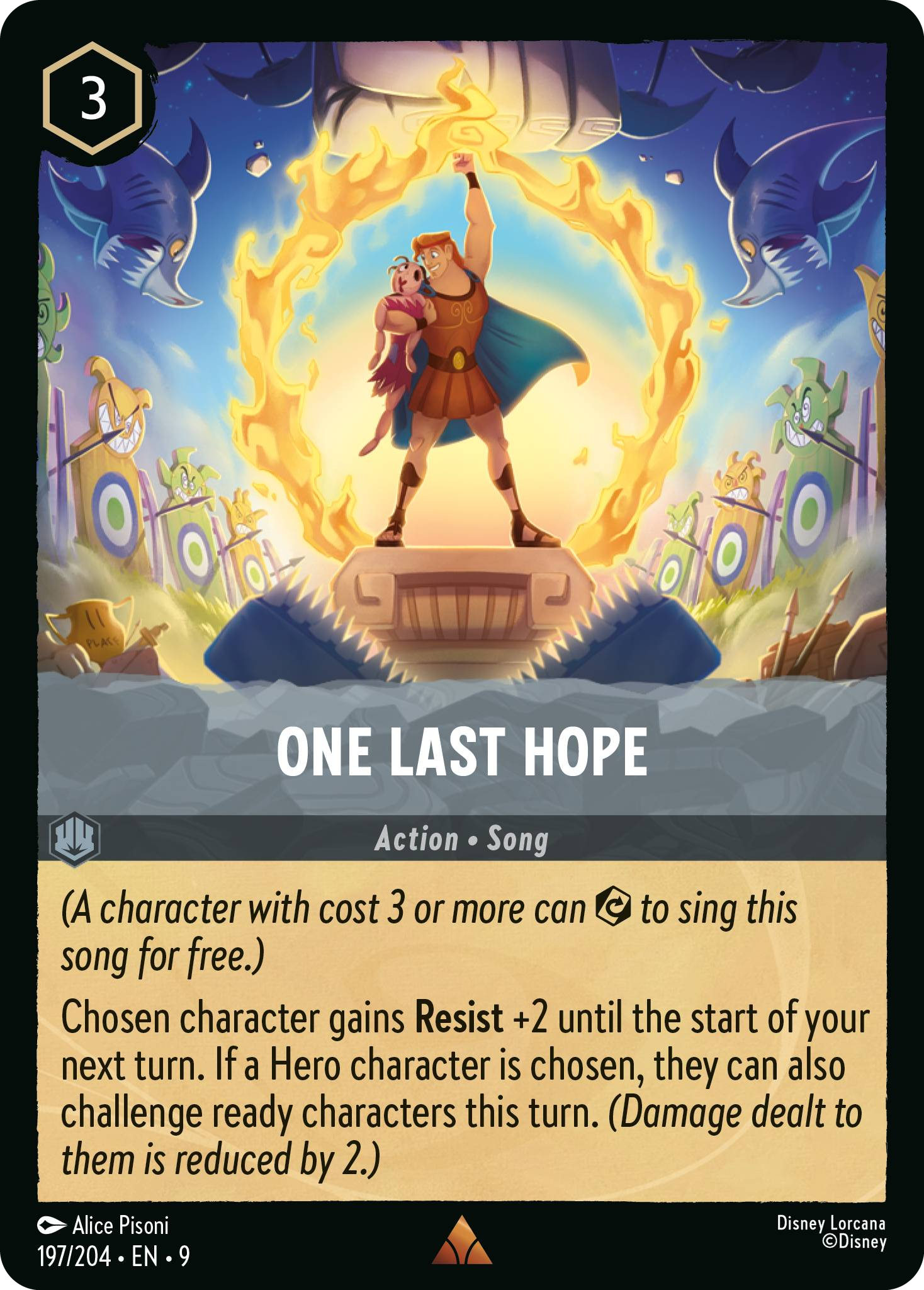One Last Hope | Fabled #197 (Near Mint Foil) | Disney Lorcana Single Australia (Near Mint)